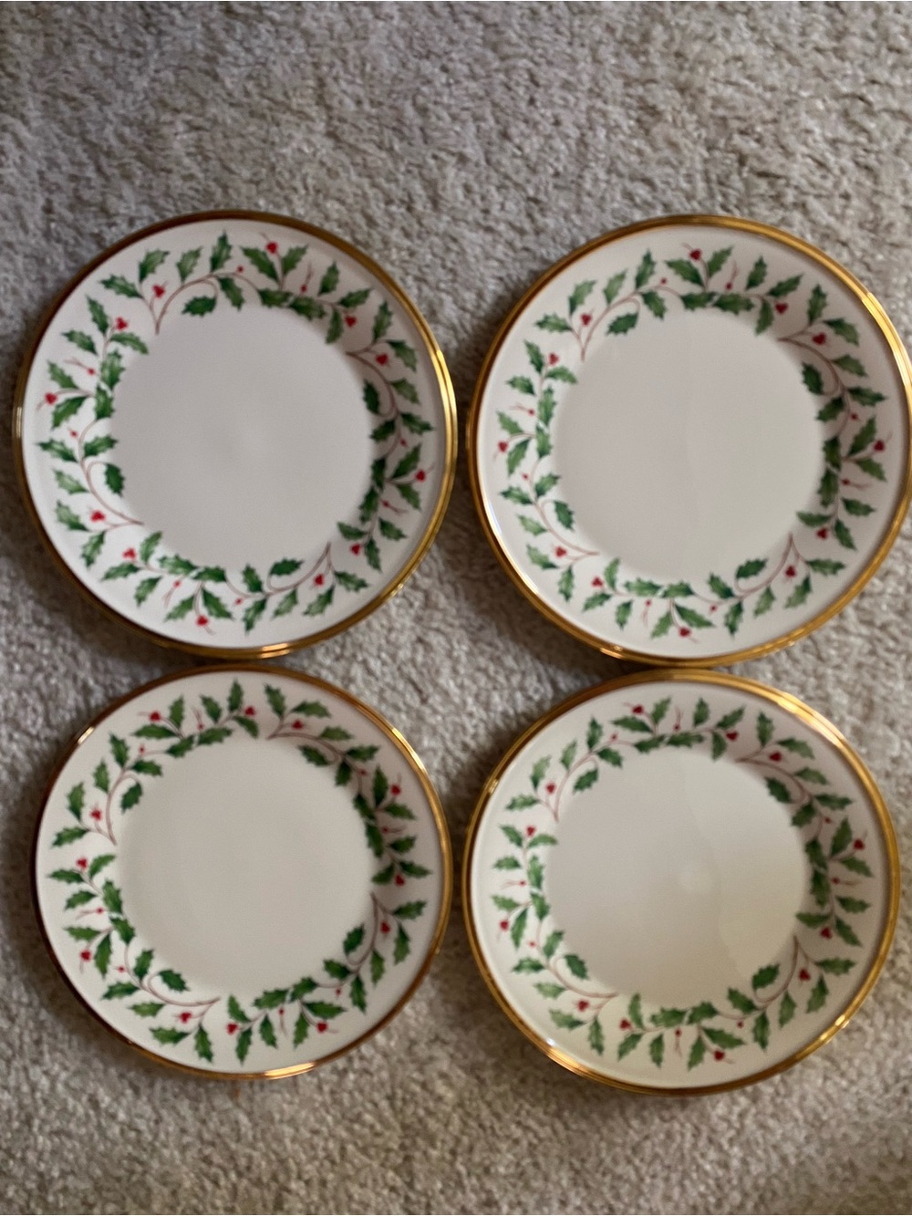 Lenox Holiday Salad/Dessert Plates - (Set of 4)